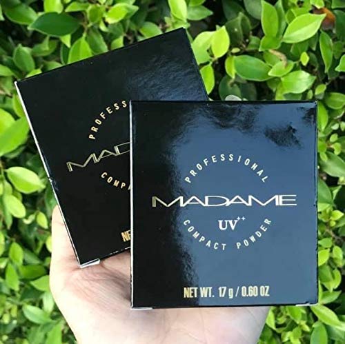CIVIC MADAM COMPACT Pressed Powder Foundation Bright, Light Not Dull Bright, Smooth, Concealing, Medium to Full Coverageb Blurs Pores & Control It, UVA & UVB Protection, No.2 Natural Warm 0.60 Oz.