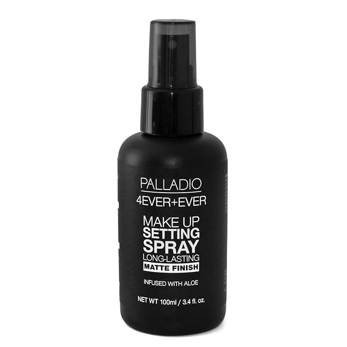Palladio 4 Ever and Ever Make Up Setting Spray, Longlasting, Instantly Sets and Secures Makeup for All Day Wear (Matte Finish), 100 ml