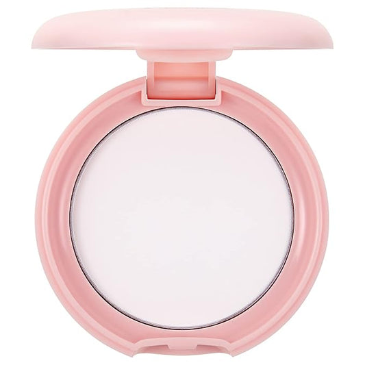 SKINFOOD Peach Cotton Pore Blur Pact - Sebum Control Pack with Silky Texture - Long Lasting Makeup Fixing - Pore Primer with Mineral Powder for Oily Skin - Pore Quick Minimizer