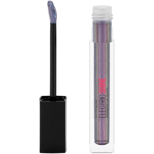 Maybelline New York Lip Studio Electric Shine Prismatic Lip Gloss Makeup, Midnight Prism, 0.17 fl. oz.