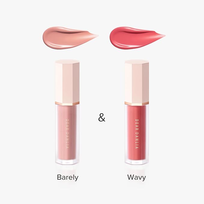 DEAR DAHLIA Petal Drop Liquid Blush – Multi-Use, High-Pigment, Lightweight & Long-Lasting, Dewy Finish, Vegan & Cruelty-Free, for Sensitive Skin, 4g – WAVY