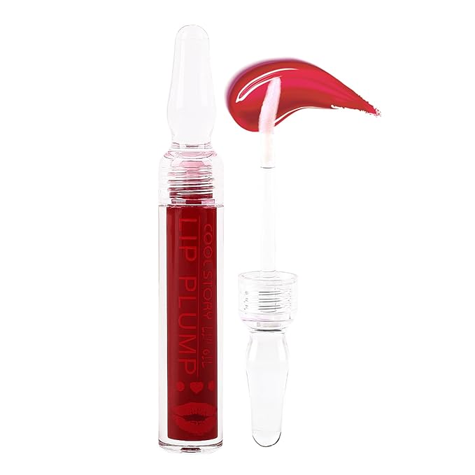 COOL STORY Lip Fuller Gloss, Moisturizing Hydrating Serum, Fuller Lip Care, Plumping Oil for Women 4#