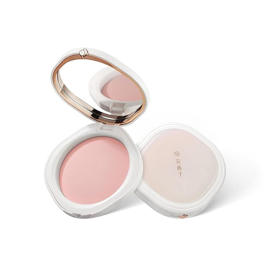 Florasis Flawless Jade Breathable Color Correcting Pressed Powder (06 Peach, 1 Count)