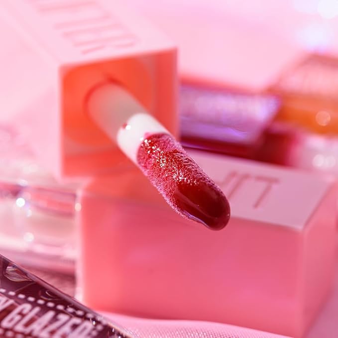 Beauty Glazed Hot & Spicy Rich Lip Gloss & Plumping Lip Oil with Chili Extract – Ultra‐Hydrating, Long‐Lasting Gloss & Sensual Plump Formula for Bold, Moisturized Lips (104# GHILI, 1)
