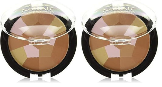 L.A. COLORS HD Mosaic Bronzer (carded), Sun-Kissed Bronze CBMP270 (Pack of 2)