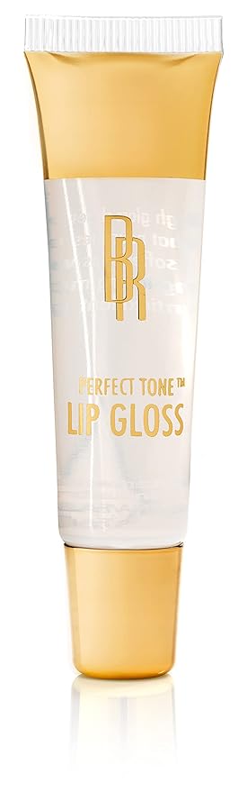 Black Radiance Perfect Tone Lip Gloss Caramel Kiss and Clear Shine, 0.4 Ounce 2-Pack