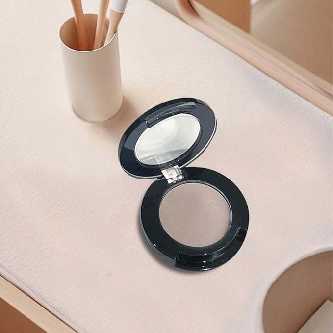 Monochrome Matte Highlighting Pressed Powder | 2025 Trend Silky-Soft, Long-Lasting Brightening & Setting Powder, Multipurpose Face Eye Shadow makeup, Oil-control Natural Finish | Talc-Free (03#-B)