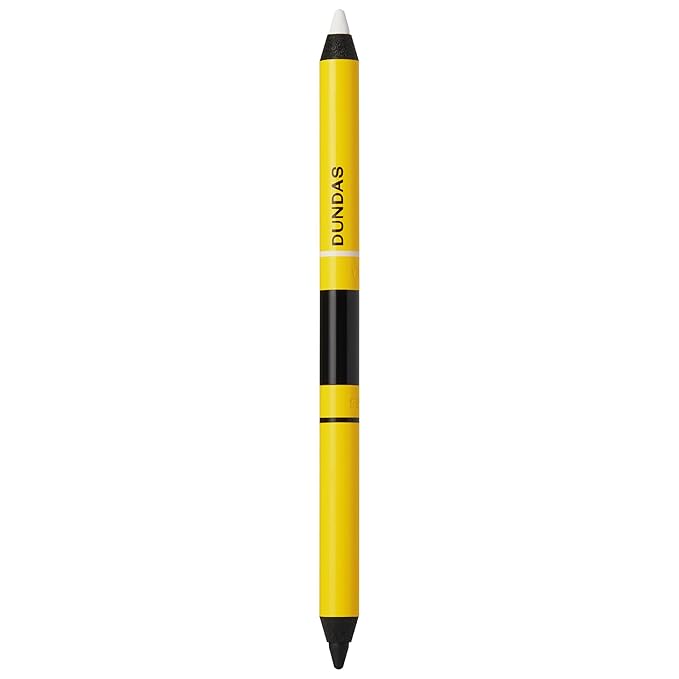 Dundas Pumped Lip, Lip Balm and Plumper for Lips and Eyeliner, Black & White Liner Pencil for Eye Make Up, Gender Neutral, Vegan, Cruelty Free