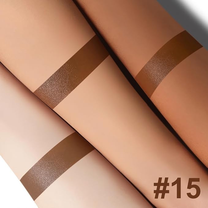 Cream Bronzer Stick, Multi-use Contour Stick for Face Shaping, Matte Finish Beauty Wand for Sculpt the Face, Easy to Apply, Longwear, Waterproof, Buildable and Blendable Color (#15, 1PC)
