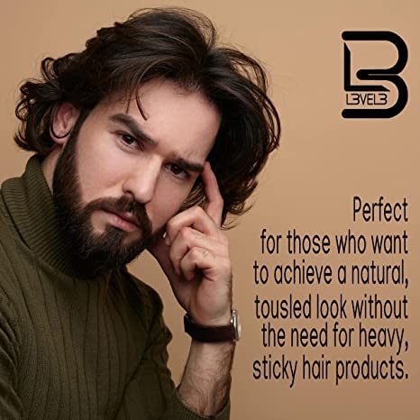 L3 Level 3 Travel Styling Powder - Small 0.18 oz for Travel - Natural Look Mens Powder - Sample Styling Powder (6, White)