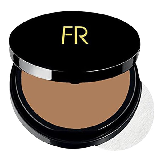 Luxury Oil Blotting Pressed Powder by Flori Roberts, Long Lasting Oil and Shine Control, Flawless Complexion for Women of Color or Deeper Skin Tones