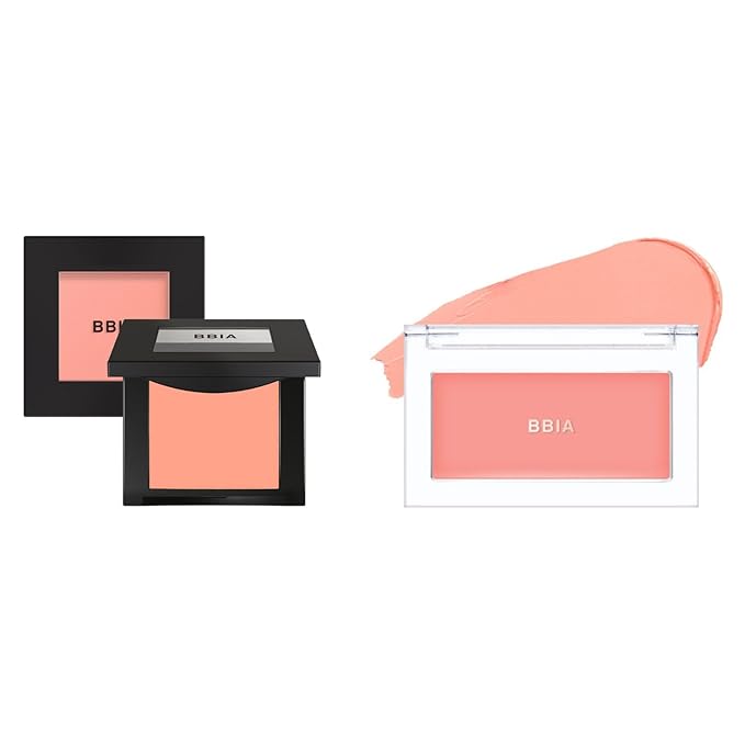 BBIA Last Blush #03 PEACH BLOSSOM + Ready To Wear Downy Cheek Cream Blush #02 DOWNY PEACH Bundle SET