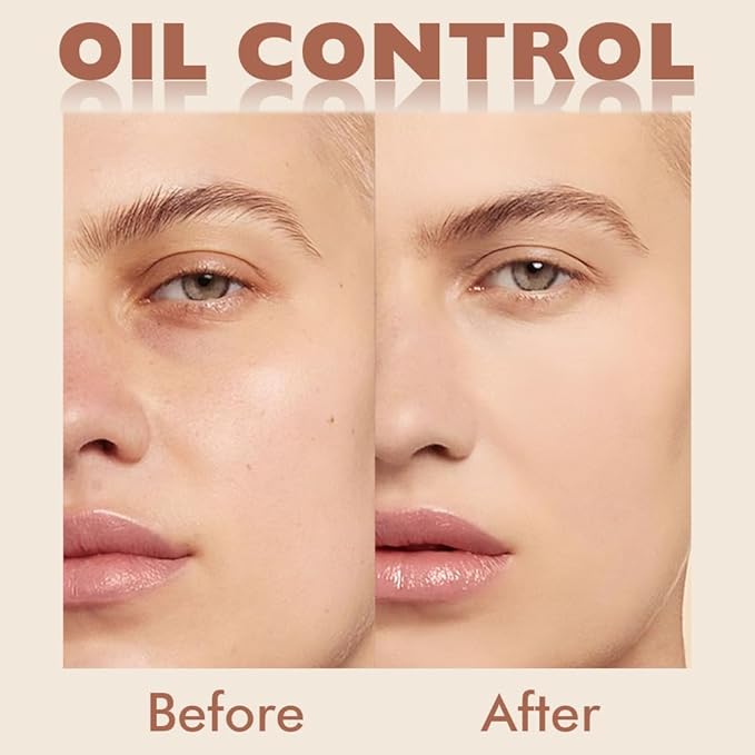 evpct Oil Control Pressed Face Powder Compact for Women, Translucent Setting Powder Makeup Foundation for Women, Waterproof Long Lasting Lightweight, polvo compacto de maquillaje, 125 Ivory Buff