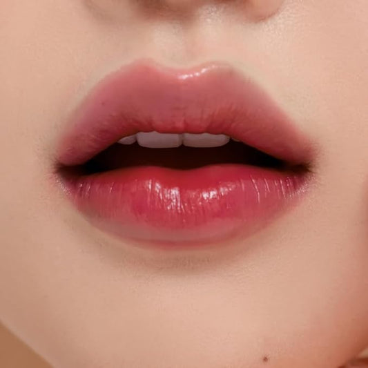 Dewy Fit Tint – 8 Colors | Non-Sticky, Buildable Shine with Vivid Color | Long-Lasting & Moisturizing for a Plump, Glossy Finish | K-Beauty Lip Color (#003 Rose De Rose, 0.1 Fl Oz)