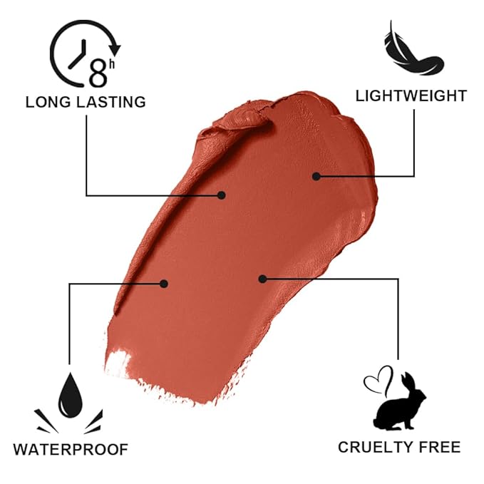 Blush Stick, Multi-use Blush Stick for Cheeks, Eyes, Lips, Silky Creamy Face Stick for Old Women & Mature Skin, Blendable and Buildable Color, Long Lasting Waterproof Non-greasy Formula (#12, Blush)