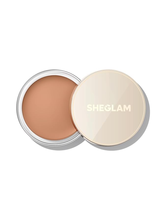 SHEGLAM Silk Haze Cream Bronzer Blendable Cream Makeup with a Lightweight Formula - Customizable Face Makeup for a Natural, Sun-Kissed Glow Long Lasting-Golden Sun