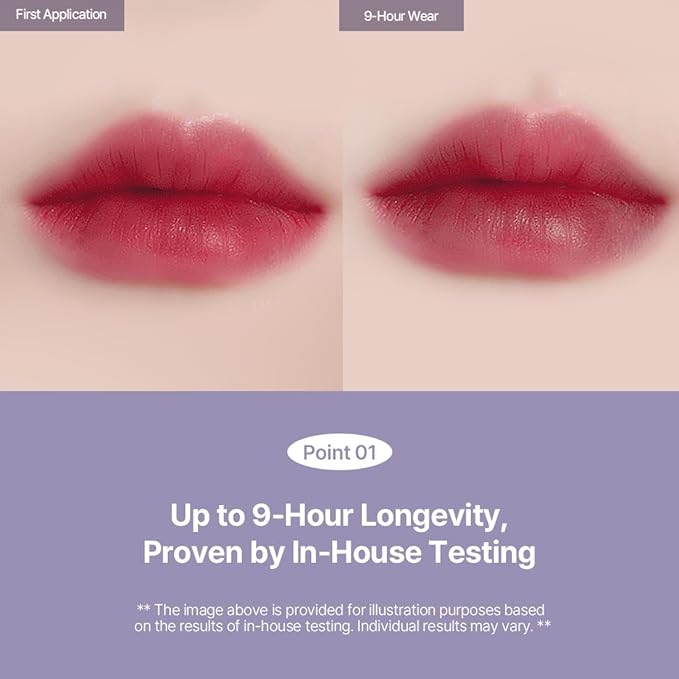 'Haru Water Tint' (Korean Lip Stain/Lip Tint) (Brick Red, 1ea)