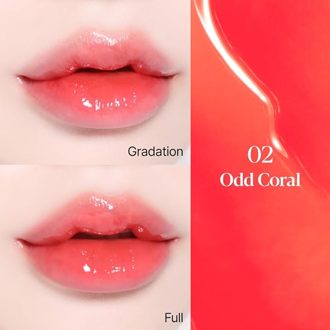 Espoir Couture Lip Tint Glaze #2 Odd Coral 0.19oz | Volumizes & High-Shine Lip Plumper | Long-Lasting Vibrant Color | Thickening radiance Lip Stain | Tinted Lip Moisturizer | Korean Lip Makeup
