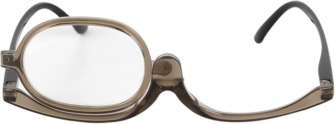 Aisi Women Magnifying Makeup Glasses Eye Make Up Spectacles Flip Down Lens Folding Cosmetic Glasses