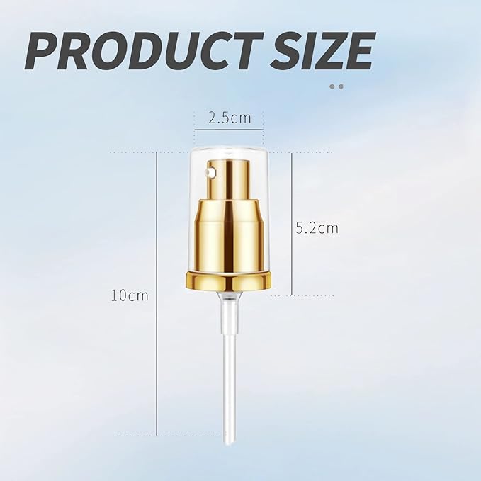 4Pack Foundation Pump for Fit Me Liquid Foundation for Double Wear Foundation Gold Makeupenser Pump for Easy Application Plastic Cosmetic Liquid Foundation Make-Up Pump Replacement Tool