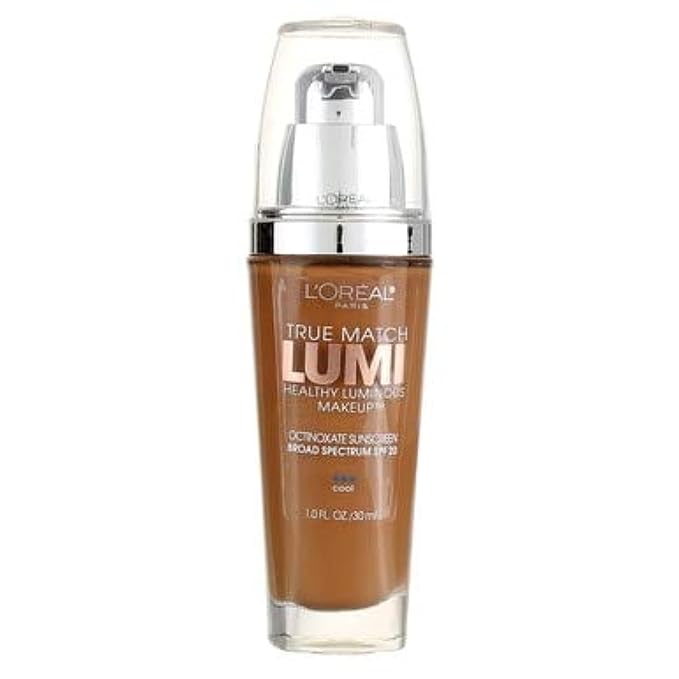 L'Oreal Paris True Match Lumi Healthy Luminous Makeup, C6 Soft Sable, 1 fl; oz.