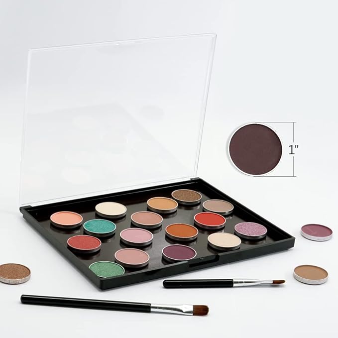 Empty Eyeshadow Magnetic Cosmetic Makeup Case Refillable Container Eye Diy Pans Light Weight Palette 7.28'' x5.7''