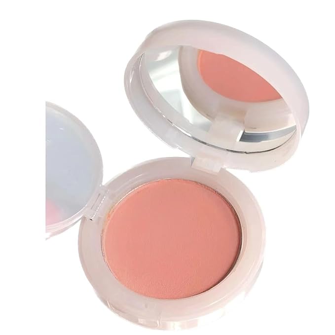 Powder Blush, Lightweight, Smooth, Natural Powder Blush with Long-Lasting All-Day Face Enhancing Makeup Color, Blends Easily,1 Count (1, 03 Ginger Cat Orange, Medium)