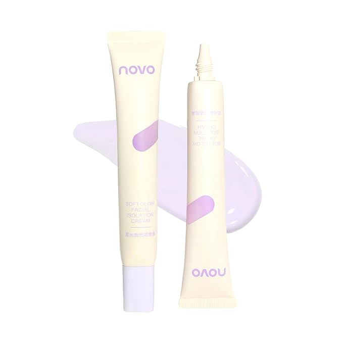 Novo Soft Glow Primer - Hydrating & Mattifying Makeup Base, Brightening, Oil Control, Flawless Skin, Lightweight, Nourishing Ingredients, All-in-One Primer for Smooth & Radiant Finish