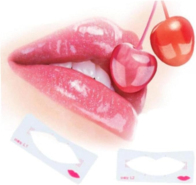 3 Pcs Lip Liner Stencils Lip Painting Template Women Lip Make Up Mold Card Beginner Cosmetic Aid Tools, Lip Liners, Makeup