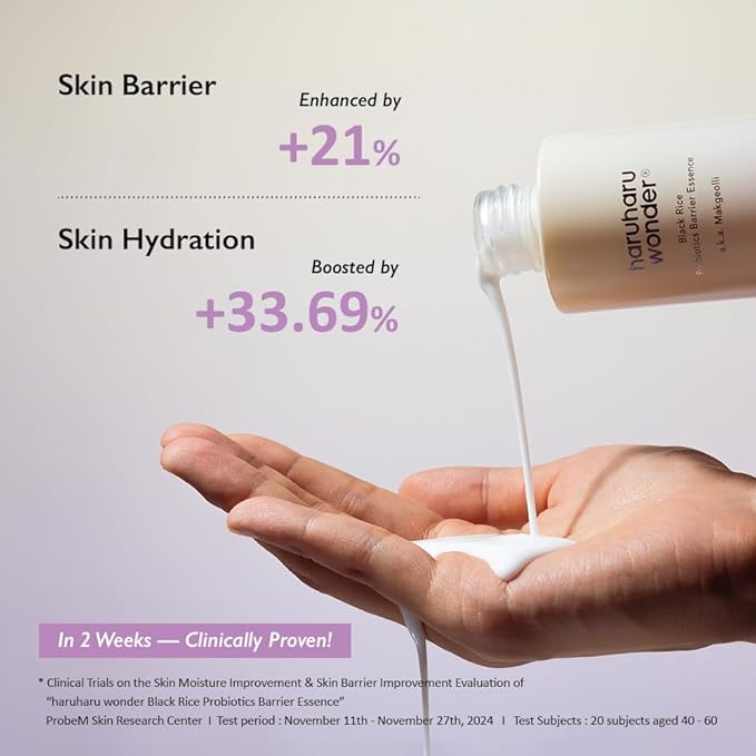 HARUHARU wonder Cleansing Oil and Probiotics Barrier Essence Travel Size Bundle