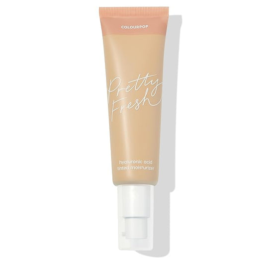 ColourPop Pretty Fresh Tinted Moisturizer - Hydrating Skin Tint with Lightweight Coverage - Formulated with Hyaluronic Acid & Coconut Water for Healthy-Looking Skin - Light 6W (1.45 oz)