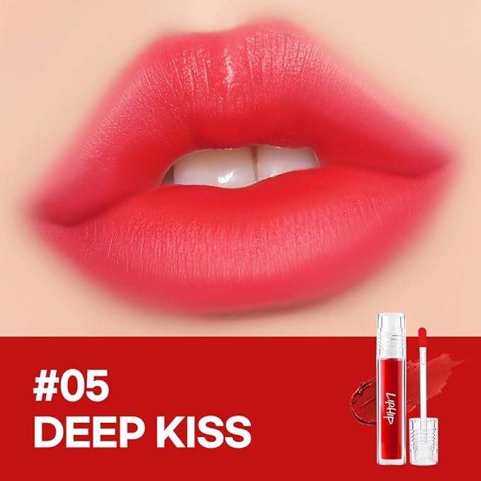 Matte Lip Tint #05 DEEP KISS (Cherish red)/ Velvet, Lip Matte Liquid lipstick, Superstay Tint with a Highly pigmented Color, Long Lasting Lip Stain