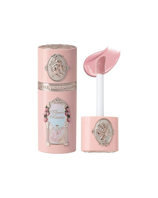 Flower Knows Strawberry Cupid All Day Glow Liquid Blush 02+Little Angel Cushion Powder Puff Set