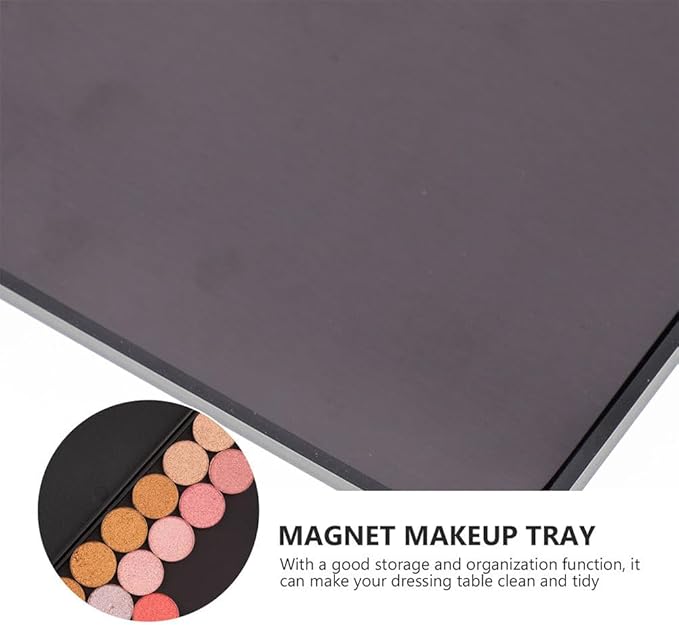 Hemoton DIY Eyeshadow Palette,Small Empty Magnetic Makeup Palette,Makeup DIY Pallet,Portable ABS Storage Case for Eyeshadow,Blush,Powder,and More