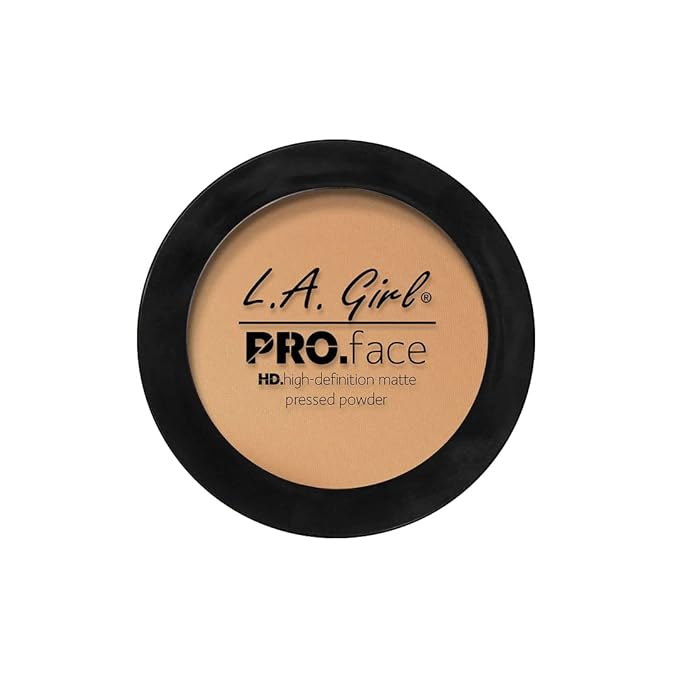 L.A. Girl Pro.Face Matte Pressed Powder, Medium Beige GPP609
