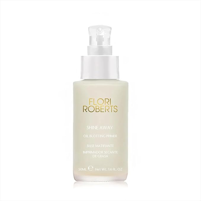 Shine Away Oil Blotting Primer by Flori Roberts, Long Lasting Oil and Shine Control, Flawless Complexion for Women of Color or Darker Skin Tones