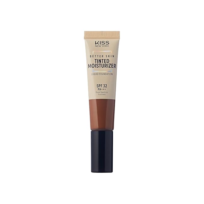 Tinted Moisturizer with SPF 32 PA+++ (Mocha), 12 Hour Hydrating Sunscreen for Face, No White Cast, Natural Radiant Finish, Medium Coverage, With Hyaluronic Acid, Vitamin E, Peptide