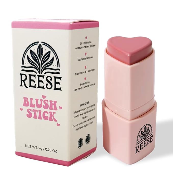 3-in-1 Multifunction Blush Stick - Blush, Lip Tint, Eye Shadow - Creamy, Long-Lasting, Easy Application for a Flawless Look | Dried Rose