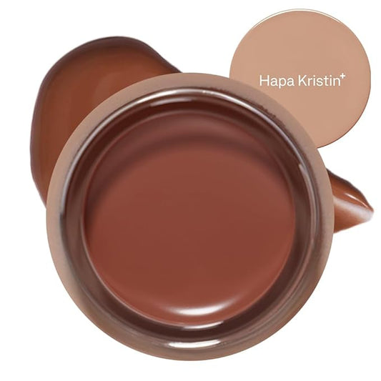 Gleam Glow Lip and Blush | a Classic, Vibrant Red that brings a Fresh, Lively Energy | perfectly pairs with Hapa Kristin Colored Contacts, 0.148 Oz (4.2g) (Rum Caramel 501, one)