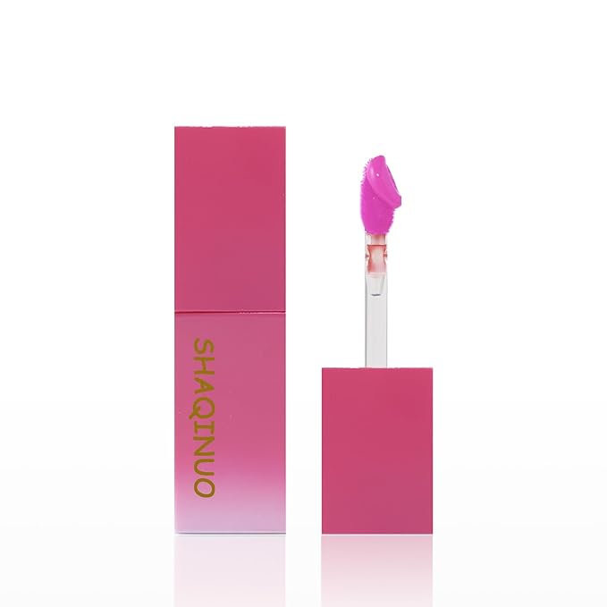 Charm Kiss Dewy Water Glow Lip Tint,Moisturizing Mirror Lip Glaze,Korean Tinted Water light Lip Gloss,High pigmented Long Lasting Waterproof Lipstick Mirror Water Gloss Lip Glaze(11#)