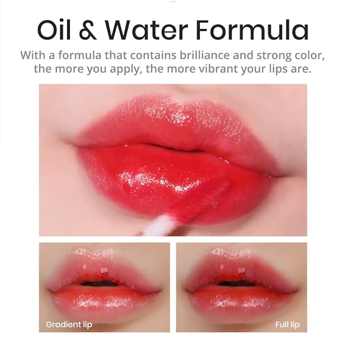 Endluster Tint | Water Tint Long-Lasting Moisture Lips Stain, Vivid Color Lip Tint, High Pigment Color, Coated with Argan Oil (#4 Deep Aura, 3.9g)