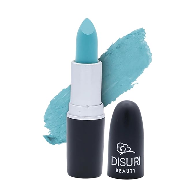 Matte Bullet Long Wear Lipstick - Vegan and Cruelty-Free - Smudge and Waterproof Matte Lipstick with Moisturizing Formula - All Day Comfort - (Aqua Bloom #21)