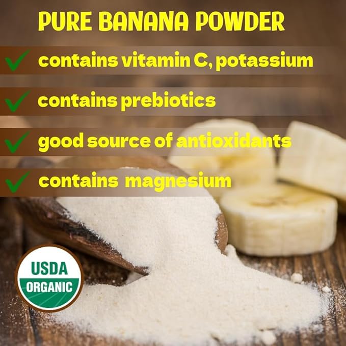 JMSS Agro Project 100% Natural Banana Powder (3.52 oz)