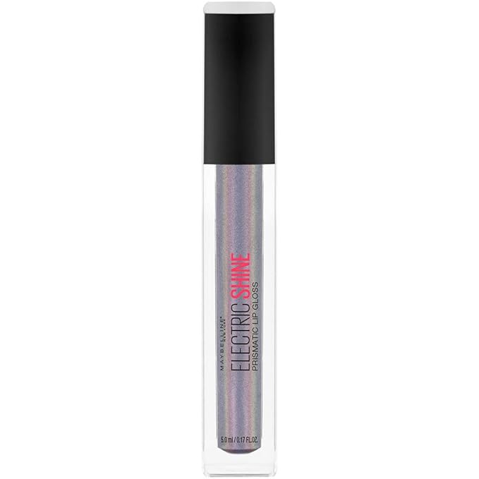 Maybelline New York Lip Studio Electric Shine Prismatic Lip Gloss Makeup, Midnight Prism, 0.17 fl. oz.