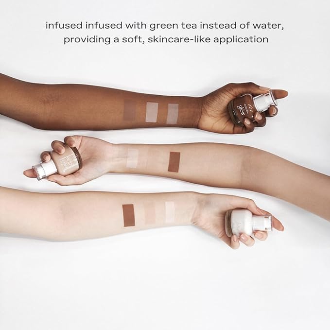 glow breathable blemish balm #white : lightweight & hydrating, skincare-like, medium-coverage bb cream infused with green tea water, 1 fl oz