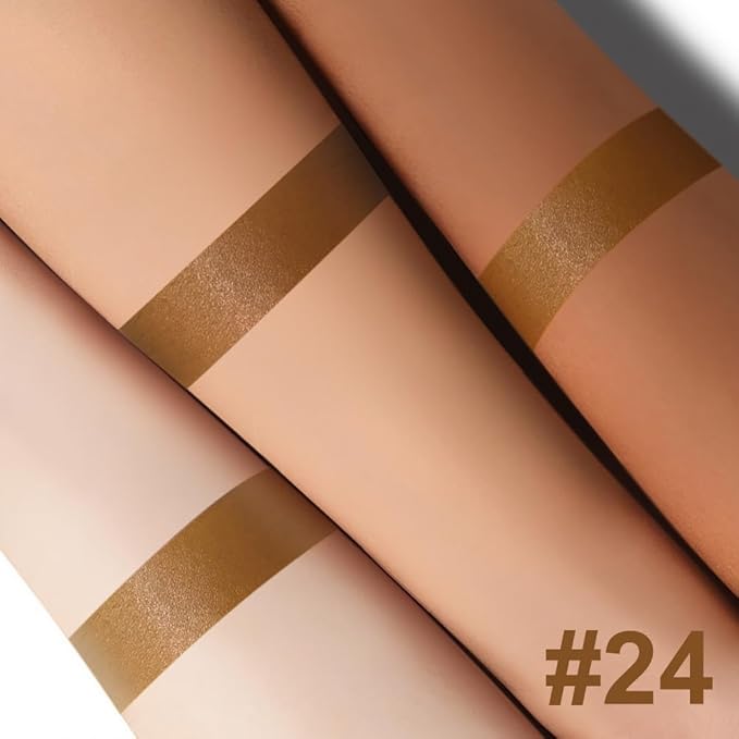 Cream Bronzer Stick, Multi-use Contour Stick for Face Shaping, Matte Finish Beauty Wand for Sculpt the Face, Easy to Apply, Longwear, Waterproof, Buildable and Blendable Color (#24, 1PC)