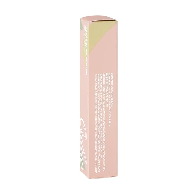 Oulac Face Highlighter Stick, Multi-use Cream Highlighter Makeup Stick, Face Highlighters & Luminizers, No Caking or Dragging, Metallic Finish, Vegan & Cruelty-Free, H1 Cream