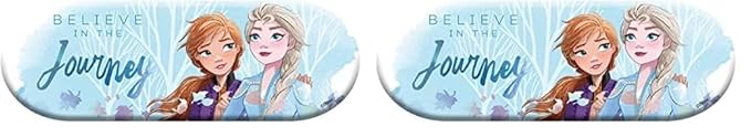 Markwins Disney Frozen Adventure Lip and Face Tin - Tin Canister with 11-Pops of Colour and Accessories for Lips and Face - Makeup Set for Kids - Gift for Girls (Pack of 2)
