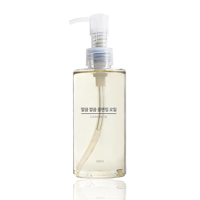 Mu-ji Korean Oil Cleanser for Face 200ml - Sunflower Seed Oil Based - Lightweight Texture - Effective Makeup Remover Facial Cleansing- Suitable for Sensitive Skin - Makeup Remover Skincare