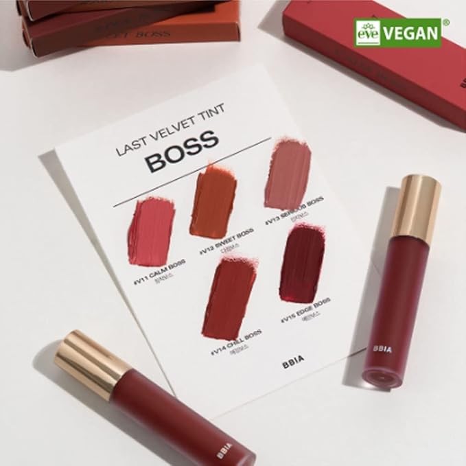 BBIA Glow Lip Tint (#00 ROSY) + Last Velvet Tint (V11 CALM BOSS) Bundle SET